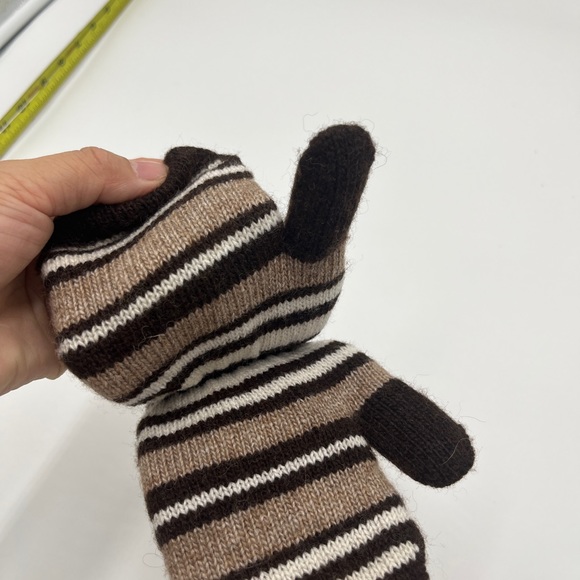 Kids sheep wool mittens, gift for kids, under $15, cozy winter gift for Xmas - Picture 2 of 9